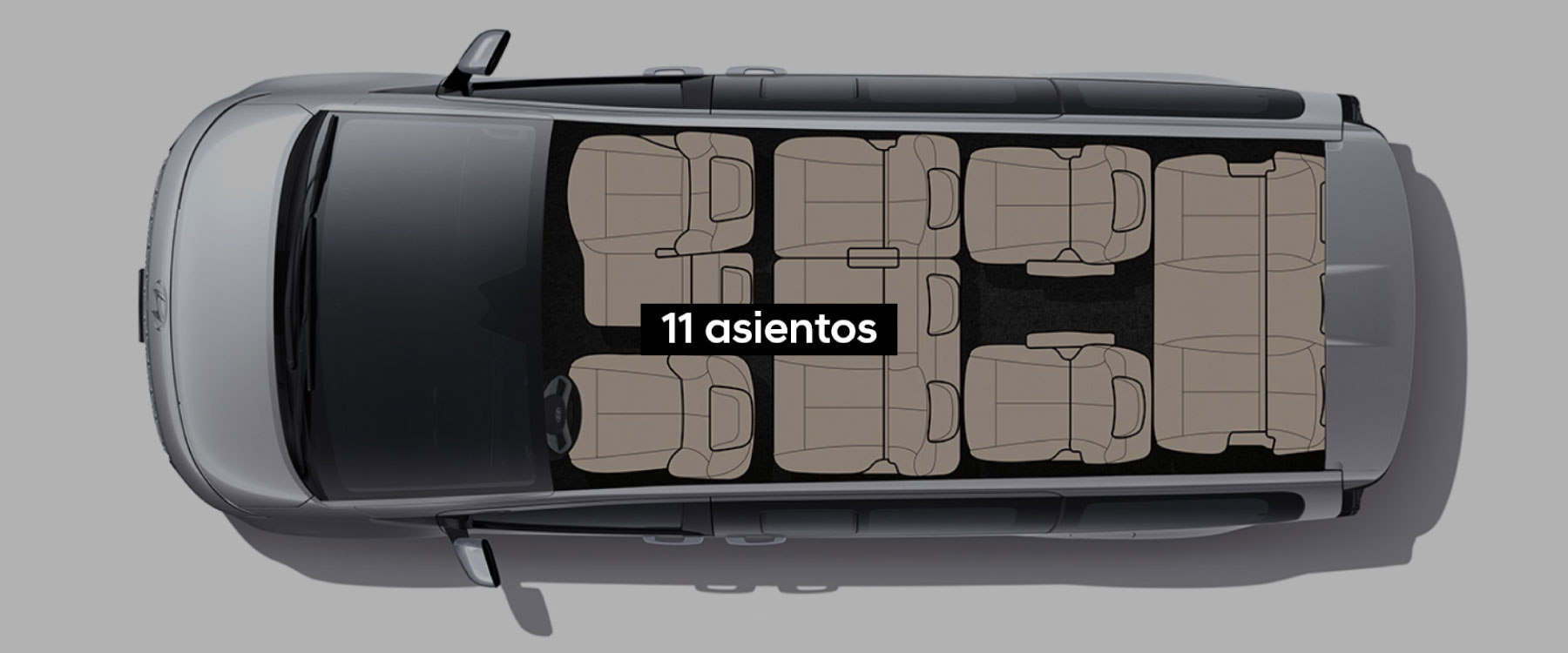 All-new Staria Capacidad para 11 Pasajeros
